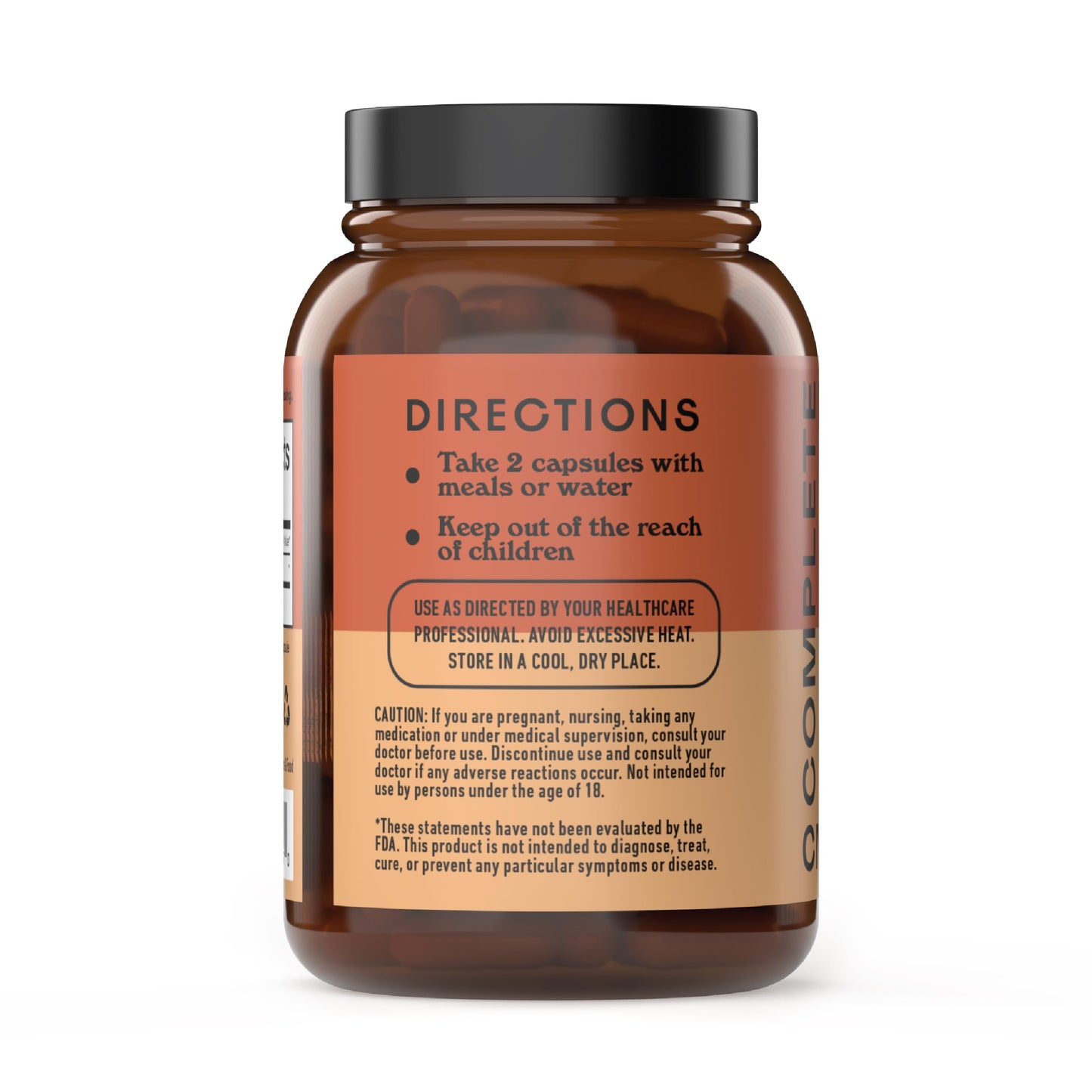 Organic Turmeric Capsules 600mg | Pure Curcumin 100 Capsules (Pack of 2) - Liver & Joint Support