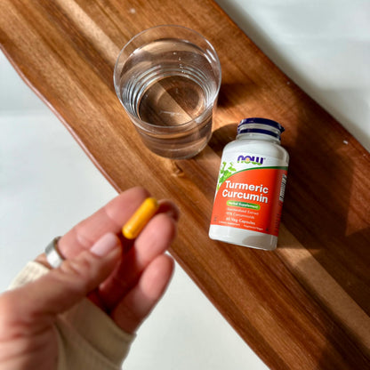 NOW Foods Turmeric Curcumin 95% Curcuminoids – 60 Veg Capsules