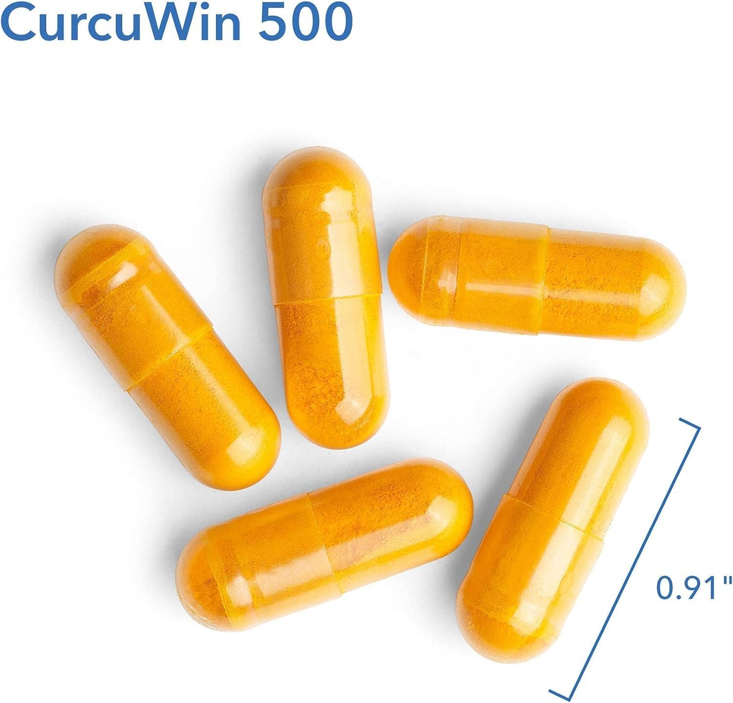 CurcuWIN 500 Turmeric Curcumin 500mg - Allergy Research Group | 60 Veg Capsules