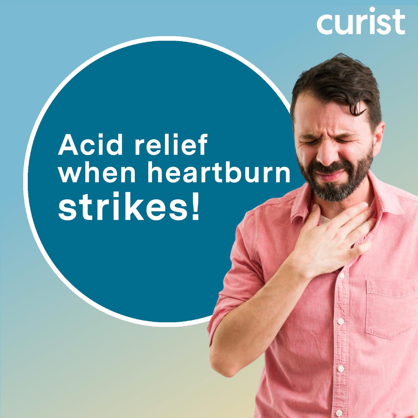 Curist Famotidine 20mg Bulk Pack – 300 Tablets | OTC Heartburn Relief