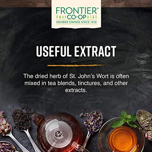 Frontier Co-Op Organic Saint John's Wort Herb - Cut & Sifted 1 lb