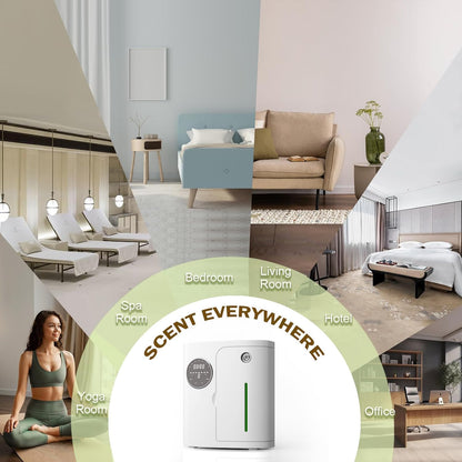 CVRAW Waterless Diffuser – 2500 Sq Ft Coverage, App Control, 160ml
