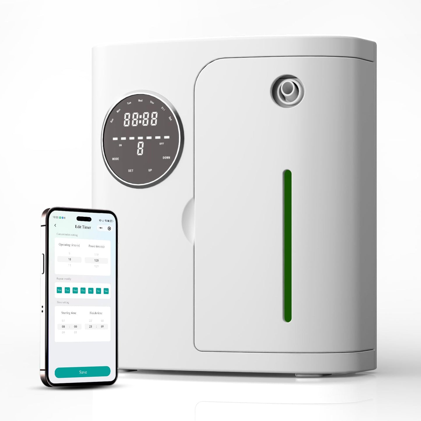 CVRAW Waterless Diffuser – 2500 Sq Ft Coverage, App Control, 160ml