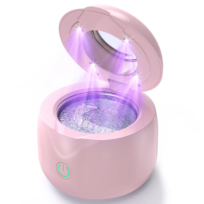 CXRUY Ultrasonic Retainer Cleaner | UV Cleaning Pod (Pink)