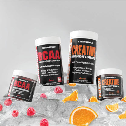 Cybergenics Creatine Monohydrate Gummies – 500mg per Serving, Gluten Free, Orange