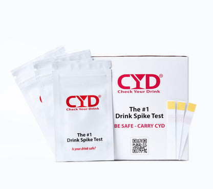 Check Your Drink Test Kit – Detect GHB & Ketamine (5 Strips)