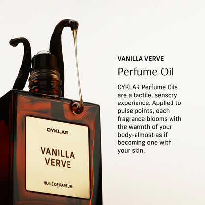 CYKLAR Perfume Oil Roll-On | Vanilla Verve – Travel-Friendly Fragrance (0.5 fl oz)