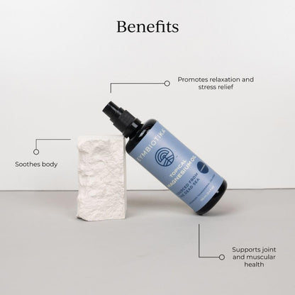 CYMBIOTIKA Topical Magnesium Oil Spray – USA Made for Muscle, Joint & Sleep Support