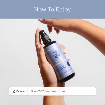 CYMBIOTIKA Topical Magnesium Oil Spray – USA Made for Muscle, Joint & Sleep Support