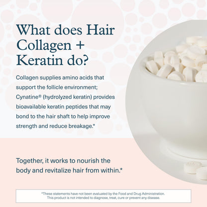 Hair Collagen Plus | Hydrolyzed Collagen for Stronger Hair