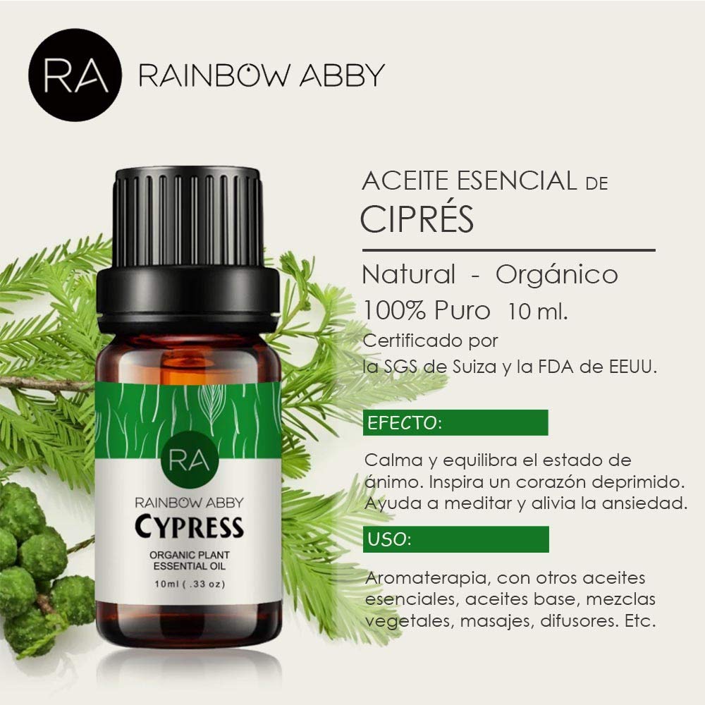 Cypress Essential Oil 100% Pure – Aromatherapy Therapeutic Grade, 10ML