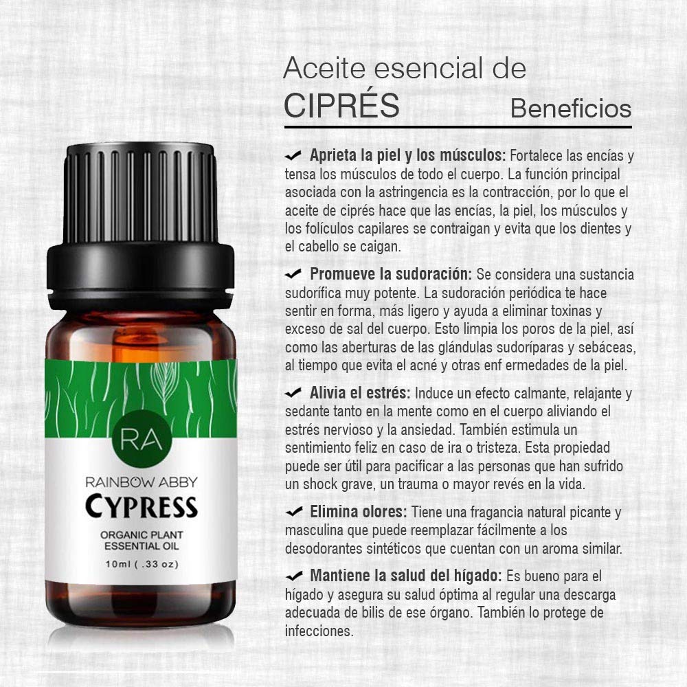 Cypress Essential Oil 100% Pure – Aromatherapy Therapeutic Grade, 10ML