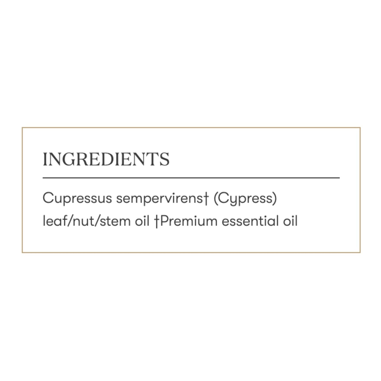 Young Living Cypress Essential Oil 5 ml | Hair Skin Scalp Support & Grounding Aromatherapy