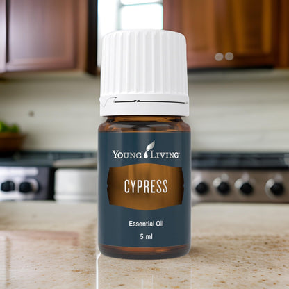 Young Living Cypress Essential Oil 5 ml | Hair Skin Scalp Support & Grounding Aromatherapy