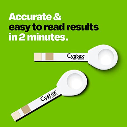 Cystex UTI Test Strips for Women & Men – At-Home, 2-Minute Results (4-Count)