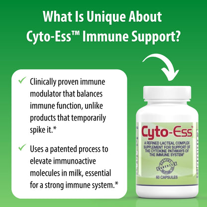 Cyto-Ess Immune Support | Jigsaw Health | 60 Capsules (60 Servings)