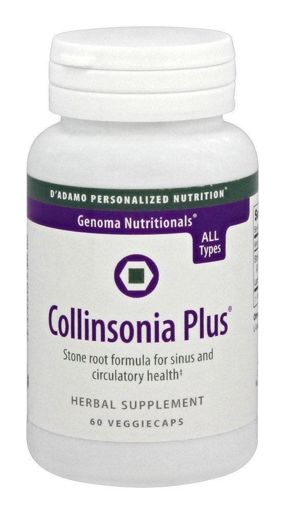 D'Adamo - Collinsonia Plus 60 vcaps BritishVita | Premium UK Vitamins & Wellness Supplements