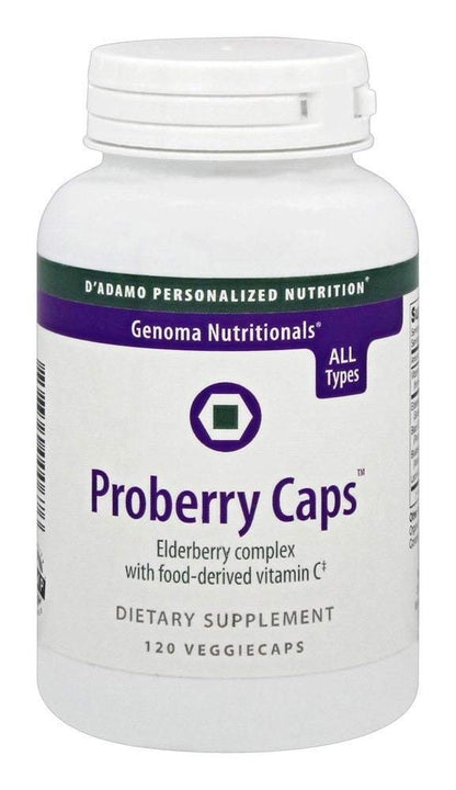 D'Adamo Personalized Nutrition – Proberry Caps 120 VegCaps | Elderberry Complex with Vitamin C