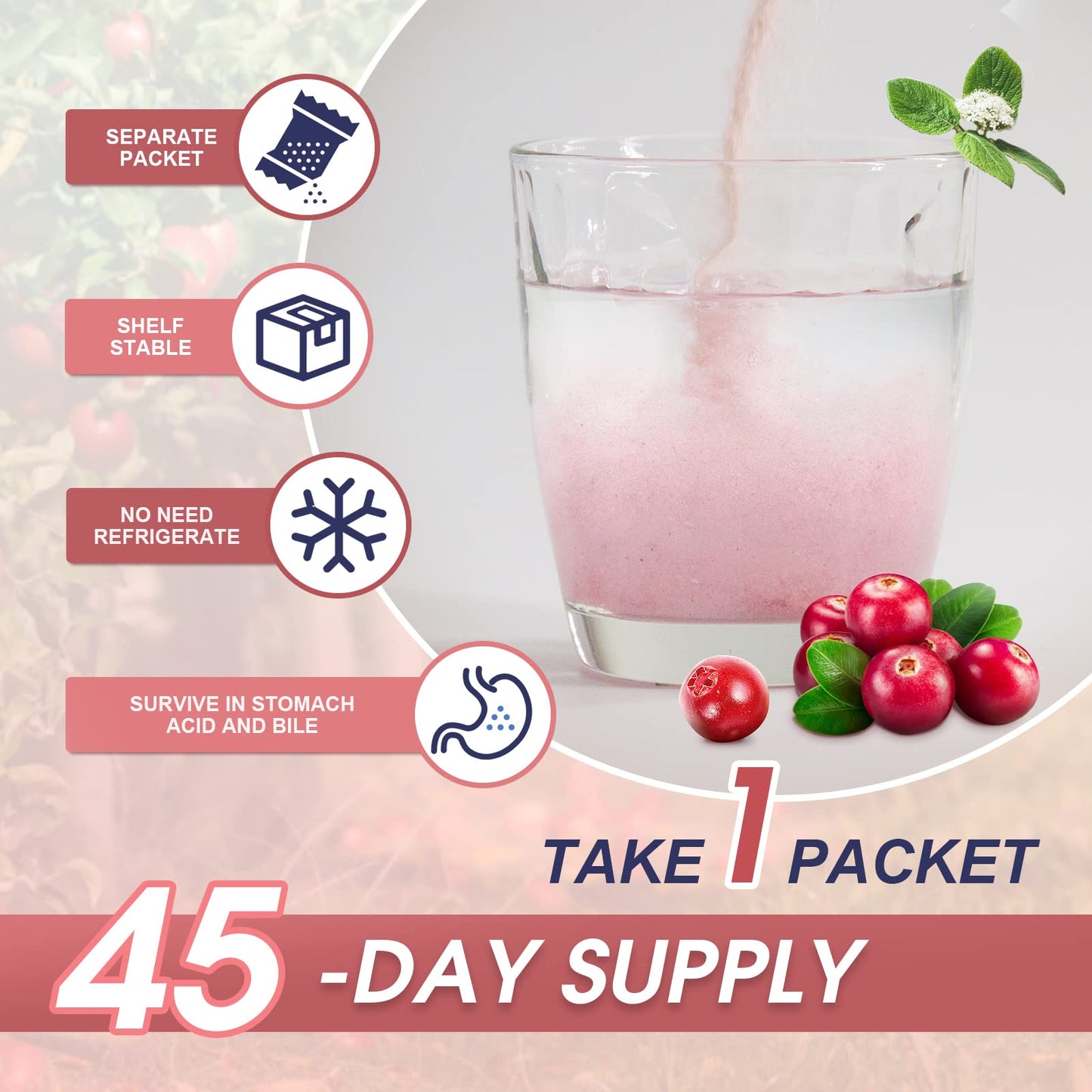 Nature Target Probiotics for Women – 100 Billion CFUs, 45-Day Supply, D-Mannose & Cranberry