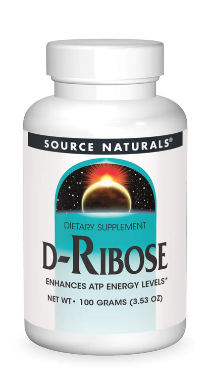 Source Naturals D-Ribose - 100 g Powder | Enhances ATP Energery*