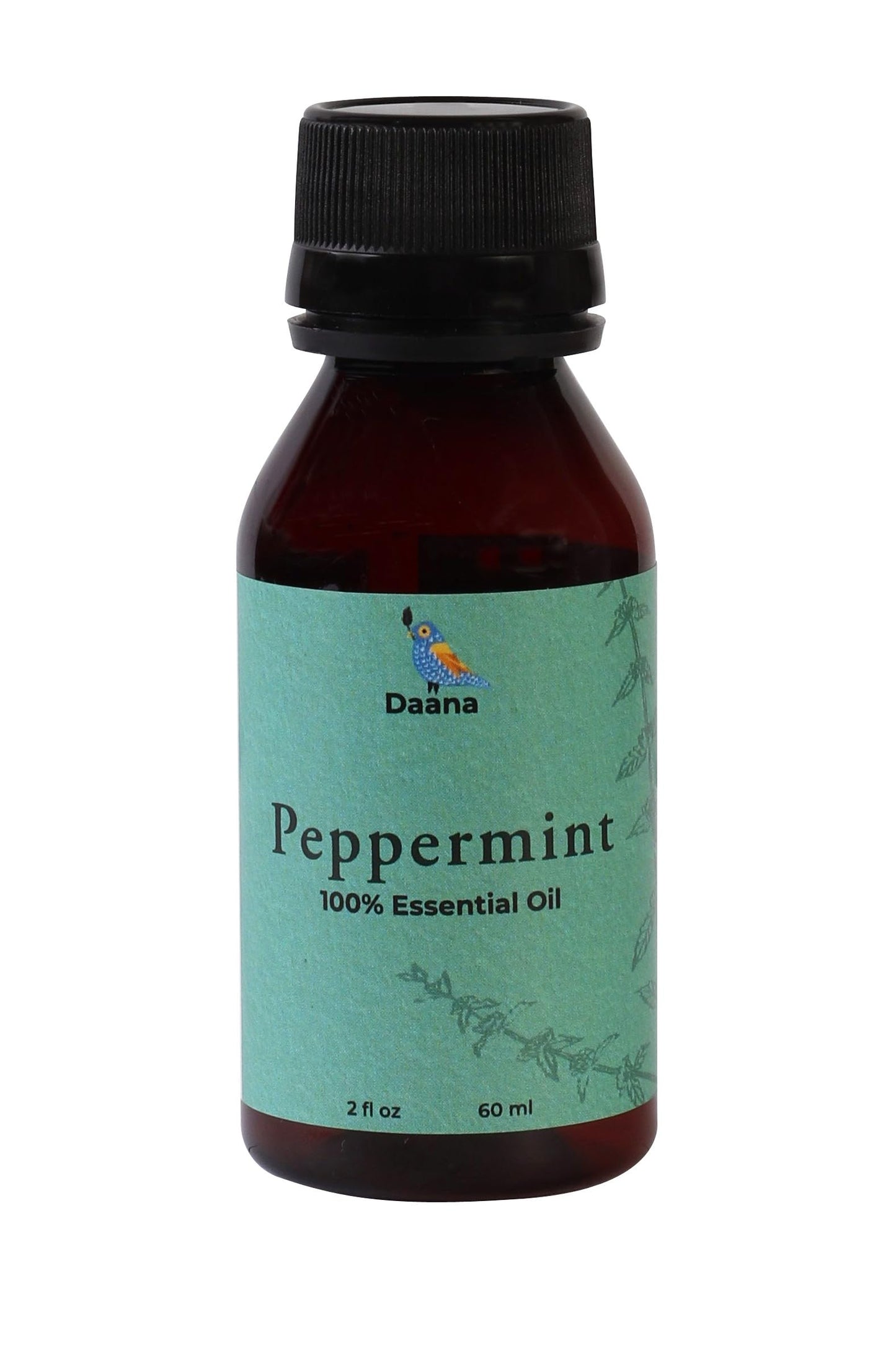 DAANA Peppermint Essential Oil - 100% Pure & Undiluted, 2 Fl Oz