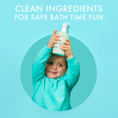 Dabble & Dollop Honeydew Melon 3-in-1 Body Wash & Shampoo for Kids – Tear-Free, Vegan (2-Pack)
