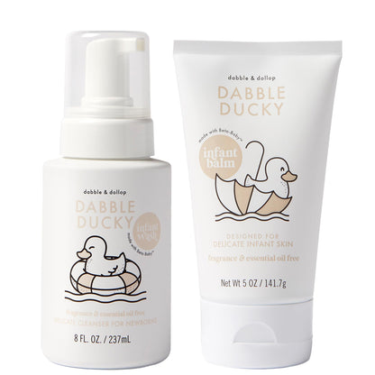 Dabble & Dollop Baby Wash & Lotion Bundle – Fragrance-Free (2-Pack)