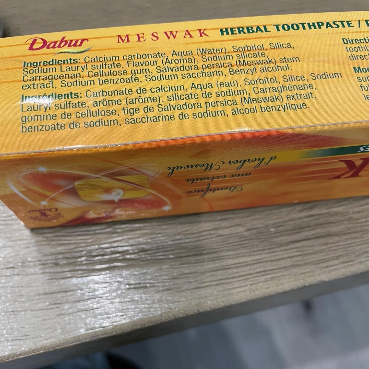Dabur Fluoride-Free Sensitive Toothpaste with Miswak – Gum Health, Enamel Protection & Tartar Removal (Pack of 3)
