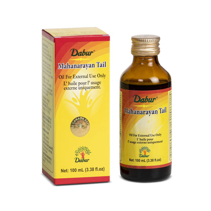 Dabur Mahanarayan Tail Massage Oil for Aching Joints & Muscles – 100 ml