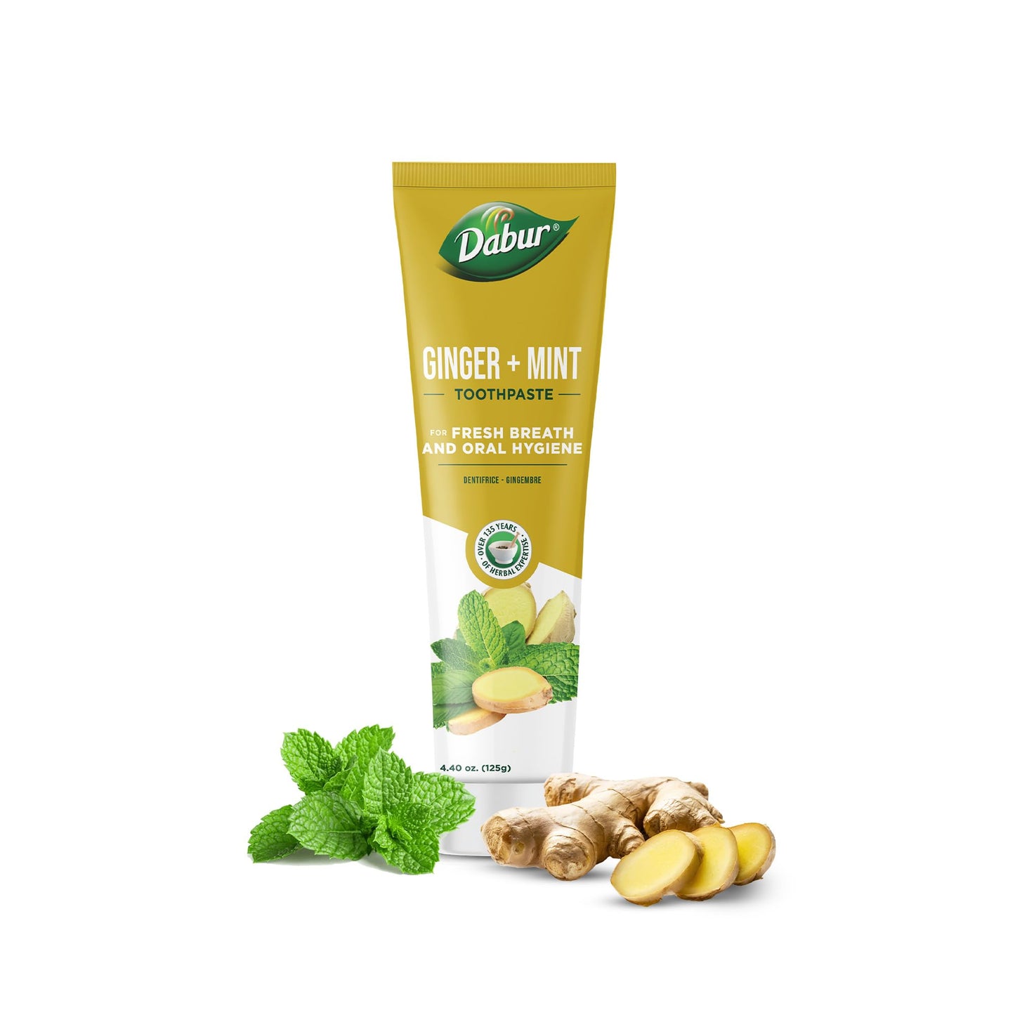 Dabur Organic Ginger & Mint Toothpaste 100 ml | Pack of 1