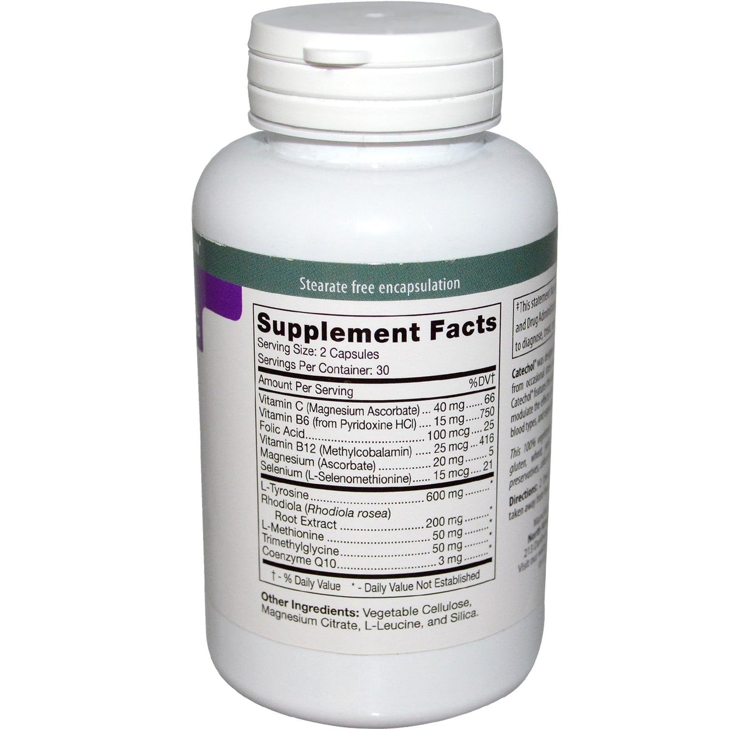 Dadamo Catechol 60 Vcaps – Supports Healthy Neurotransmitter Balance