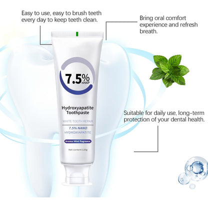 Hydroxyapatite Toothpaste - Enamel Protection, Fluoride-Free, Gentle Mint (4.23 oz)