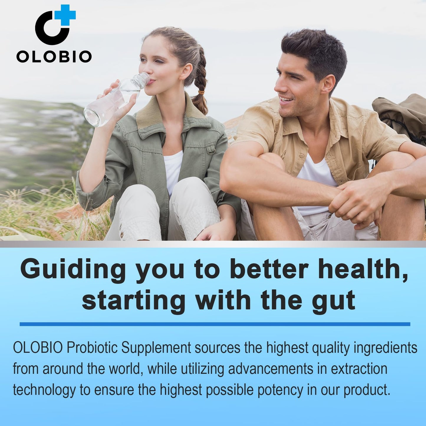 300 Billion CFU Probiotic – 12 Strains + 3 Prebiotics, Vegan