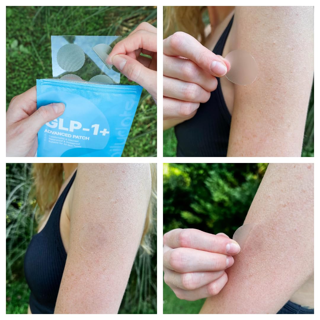 Daily Dots GLP-1 Patches | 60 Discreet Patches | Extra Strength Berberine, Pomegranate & Cinnamon Formula | Vegan Time Release GLP1 Patch for Men & Women