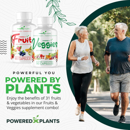 Daily Fruits and Veggies Supplement – 180 Capsules (30 Days) – Non-GMO & Gluten Free – 2-Pack