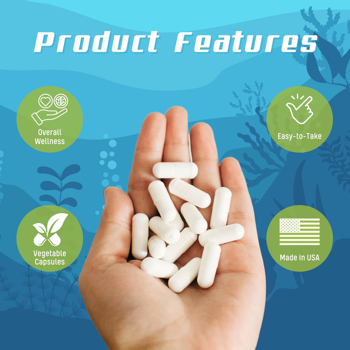 Daily Health Pure Okinawa Coral Calcium – 1475mg, 270 Capsules (3 Month Supply)