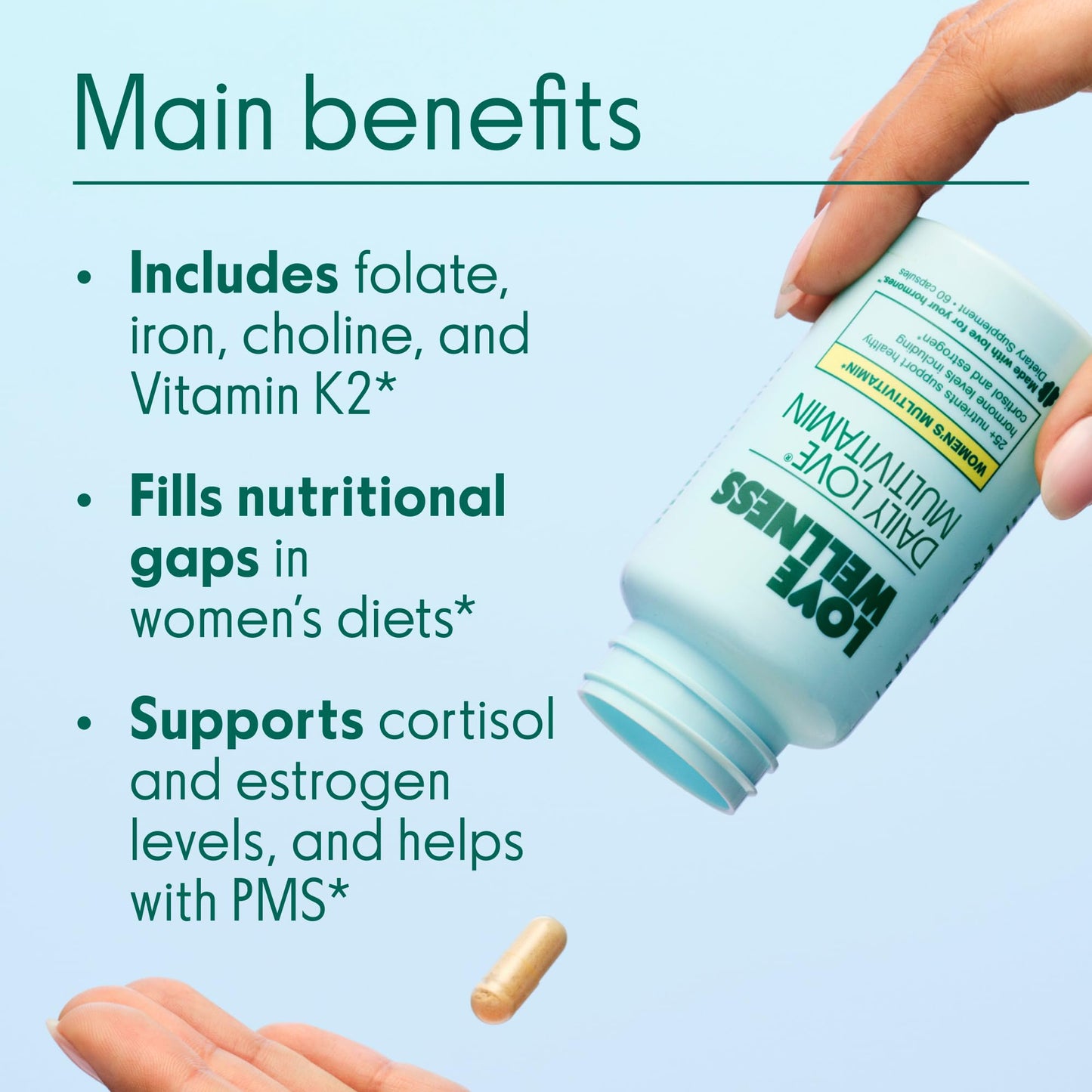 Love Wellness Mind & Body Duo — Daily Love Multivitamin + Big Brain Probiotics