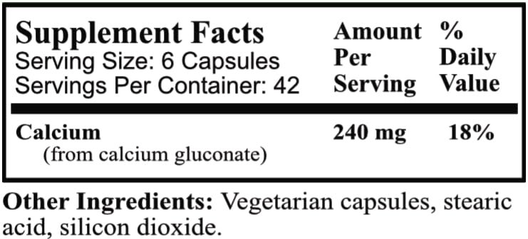 Daily Manufacturing Calcium Gluconate™ — Calcium Supplement
