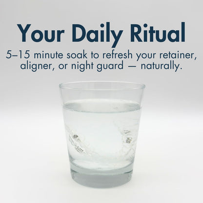 Base & Clean The Daily Refresher – 100% Natural Retainer & Aligner Cleaner (120 Servings) | Made in USA