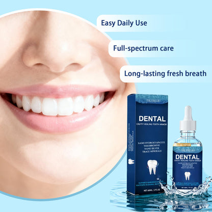 Cavity Healing Tooth Armor Liquid – Transparent Enamel Strengthening with Hydroxyapatite