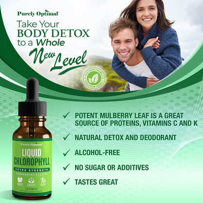 Premium Chlorophyll Liquid Drops - 118 Servings, 100% Natural & Gluten Free | Non-GMO, USA Made