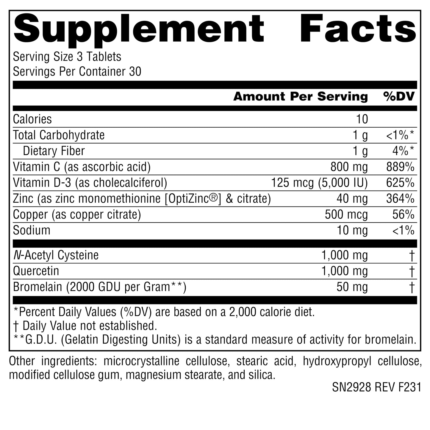 Source Naturals N-A-Cetin Immune Protocol - Crucial Immune Defense (90 Tablets)