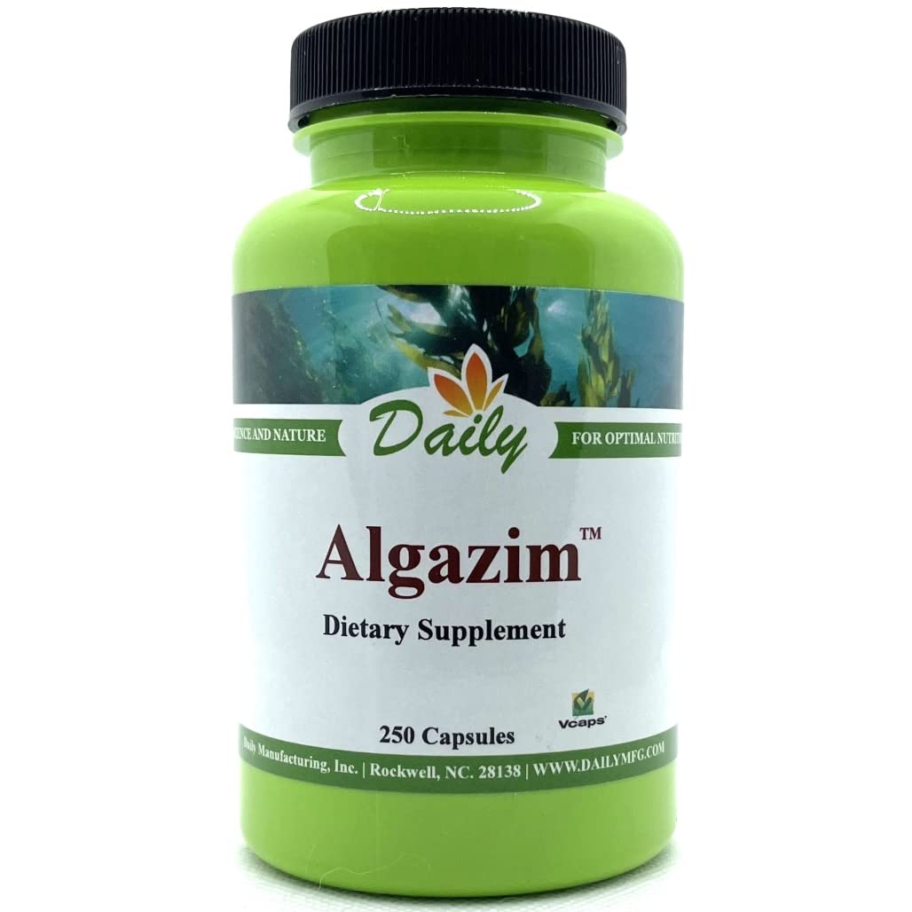 Algazim™ Daily Manufacturing – Iodine & Ascophyllum Nodosum Kelp Capsules (Norwegian Kelp)