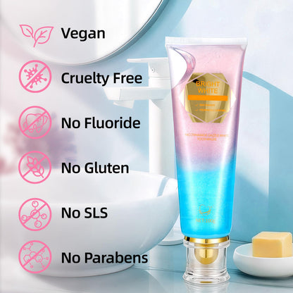 Niacinamide Whitening Toothpaste - Fluoride-Free, Gentle on Sensitive Teeth - 3.53 oz