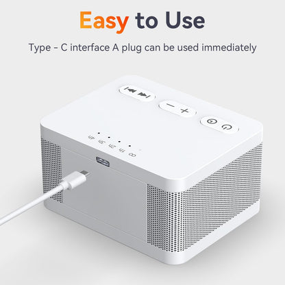 DailyBody Sound Machine White Noise Generator with 30 Sounds, 36 Volume Levels, and 5 Timers | Sleep Aid for Baby, Kids, Adults
