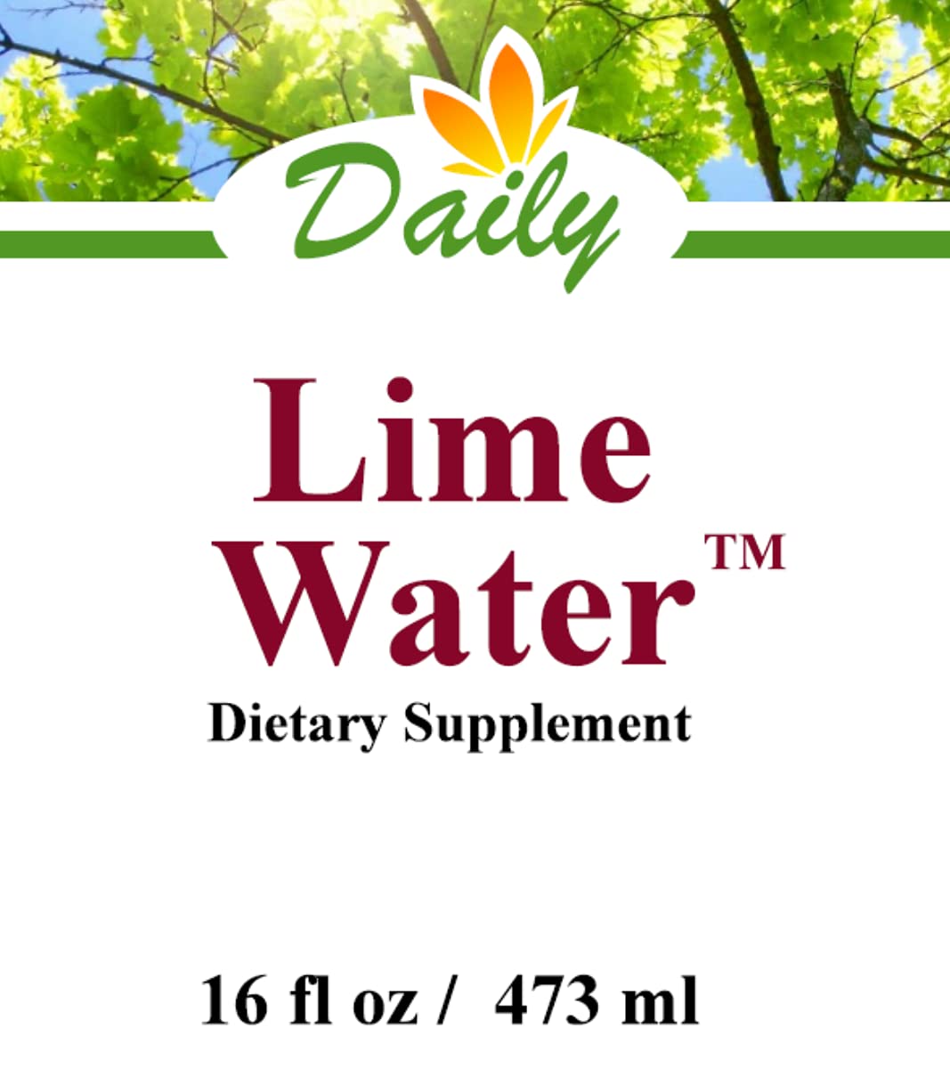 Daily's Lime Water™ 16 oz - Saturated Calcium Hydroxide in Sulfer Water Solution