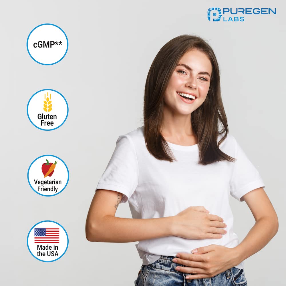 Puregen Labs Dairy Relief – Fast Acting Lactase Enzyme 9000 FCC | Lactose Intolerance Pills 360 Tablets