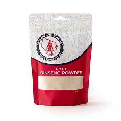 Dairyland Ginseng - Premium Panax Notoginseng Powder (4 oz) – 100% Natural Tien Chi Root Powder | Gluten Free, Non-GMO