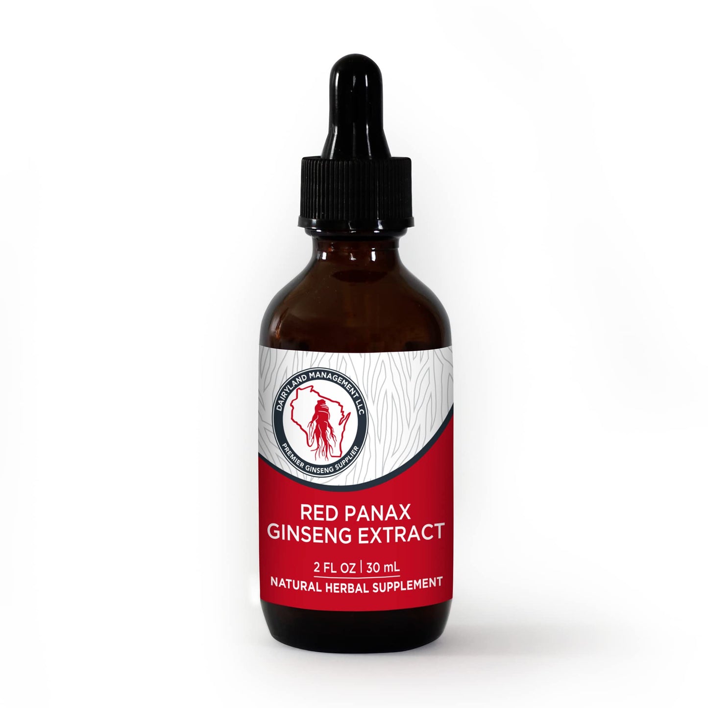 Dairyland Red Ginseng Extract 2 FL oz – Immune Support, Korean Red Panax Ginseng – Non-GMO & Gluten Free
