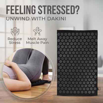 Dakini Acupressure Mat & Pillow Set with Mini Pad | Full-Body Pain Relief